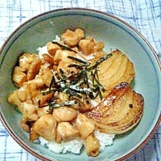 ☆焼き鳥新玉葱添え丼☆